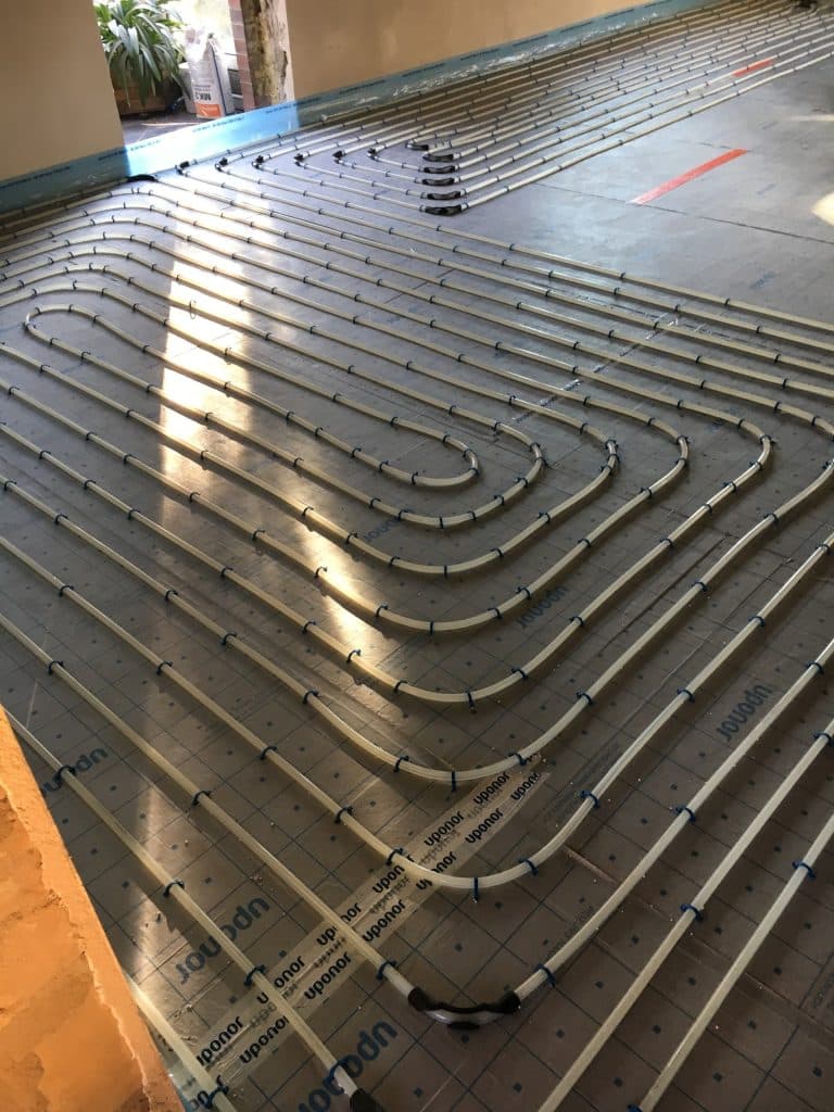 Heizkreise im Tackersystem